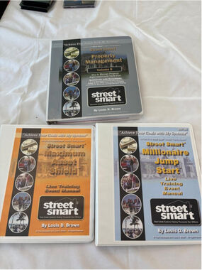 Street Smart Real Estate Investor Training Manuals Set, One Size, #E63